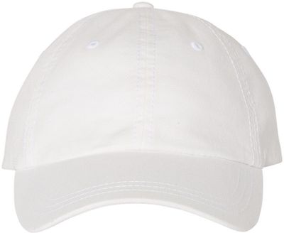 Am image of a Custom Sportsman Pigment Dyed Cap in White!