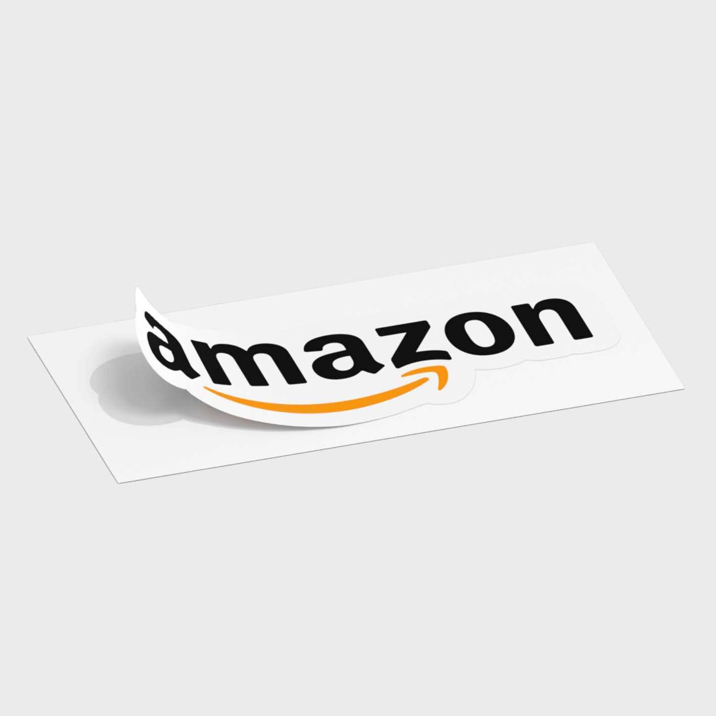 An image of custom stickers that you can print of your design or logo