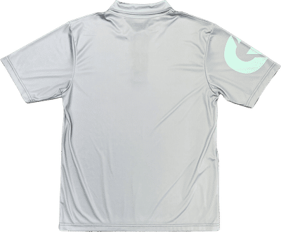 Am image of a Custom Sublimated Mens Polo Shirt in Essential!