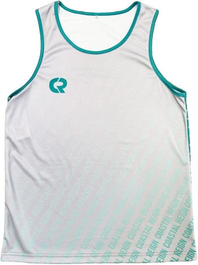 Am image of a Custom Sublimated Youth Tank Top in Essential!