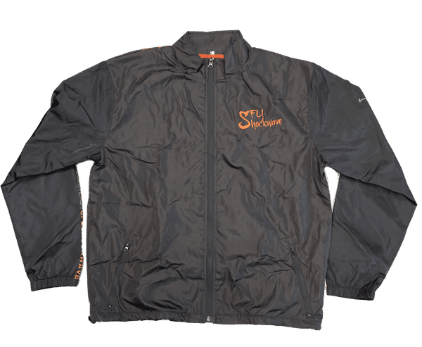Am image of a Custom Unisex Sublimated Windbreaker Jacket in Windbreaker Full Colour Print!