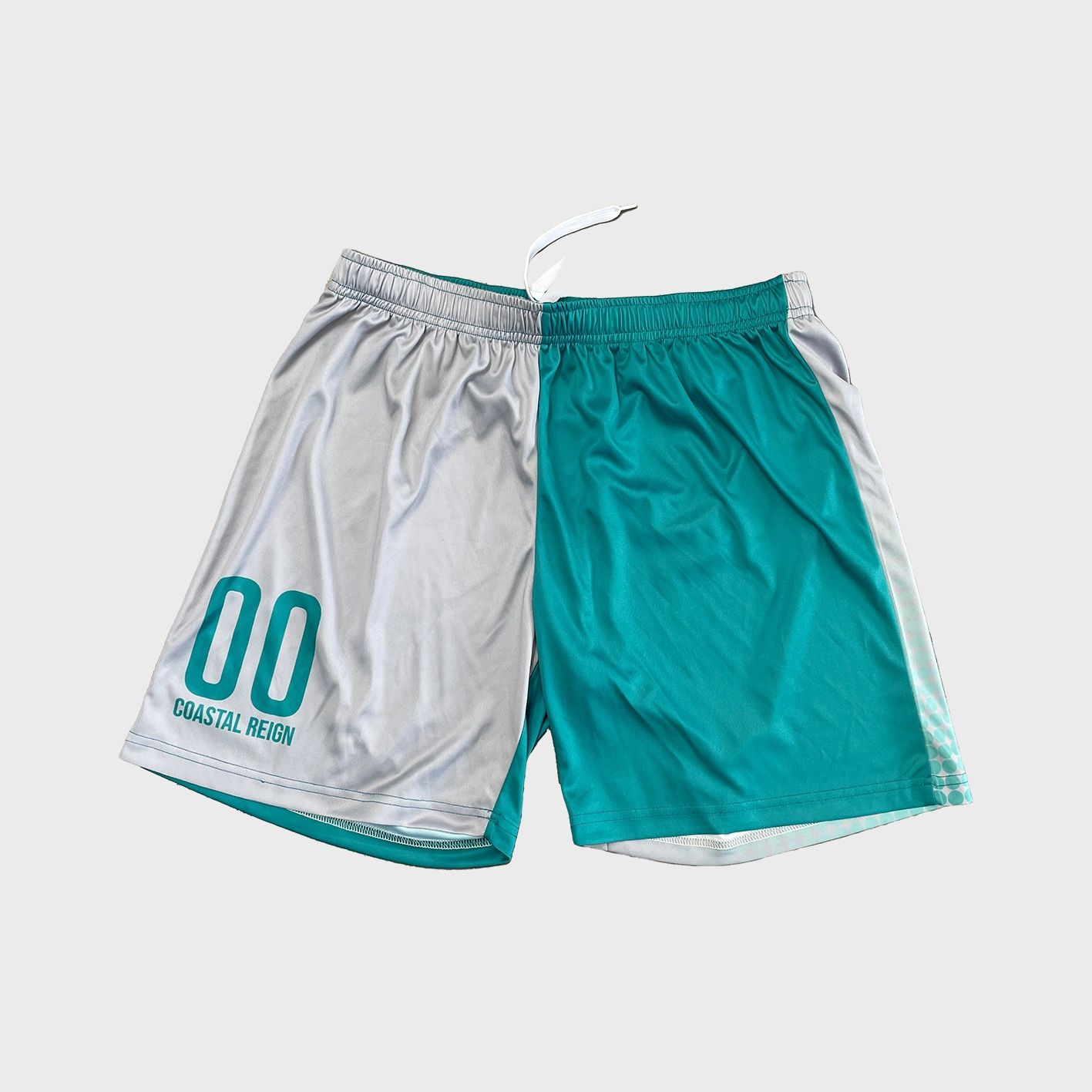 An image of sublimated shorts that you can customize!
