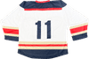 Am image of a Custom Sublimated Youth Hockey Jersey in Hockey Fabric!