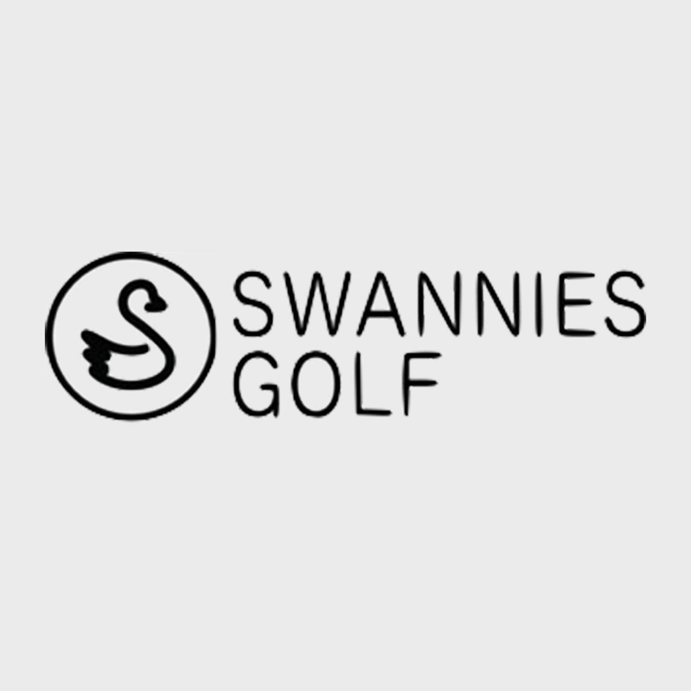 An image of Swannies Golf logo, a golf apparel brand.