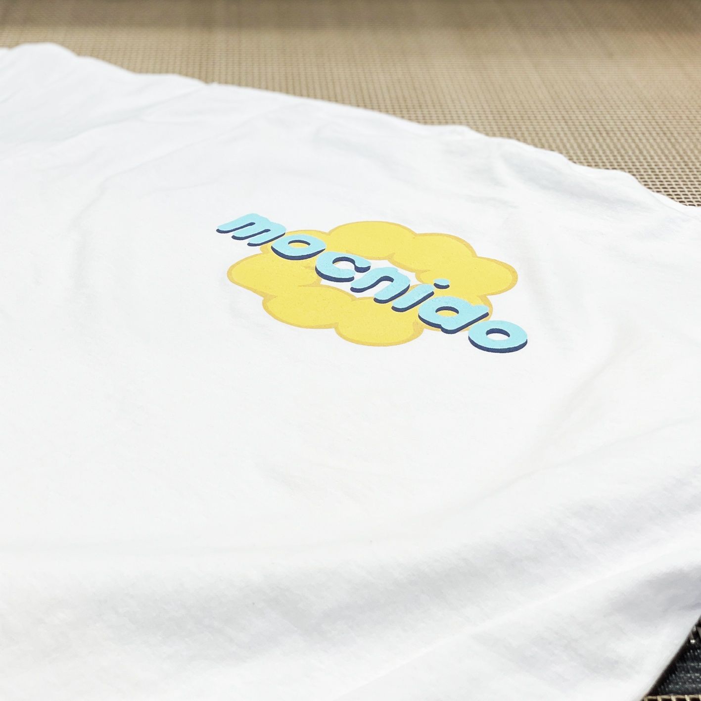 Screen printed design for Mochido