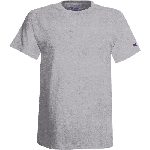 Champion Youth Short sleeve Cotton Tee in Light Steel