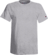 Am image of a Custom Champion Youth Short sleeve Cotton Tee in Light Steel!