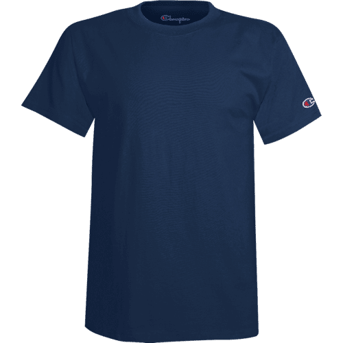 Champion Youth Short sleeve Cotton Tee in Navy