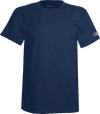 Am image of a Custom Champion Youth Short sleeve Cotton Tee in Navy!