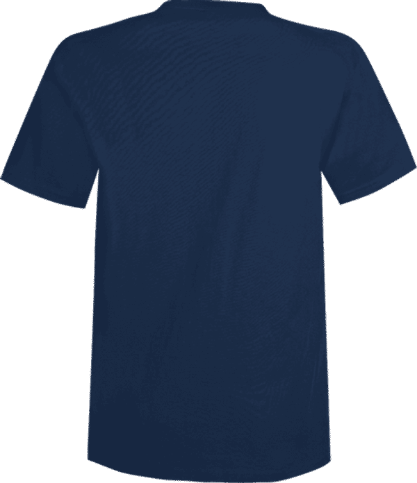 Am image of a Custom Champion Youth Short sleeve Cotton Tee in Navy!