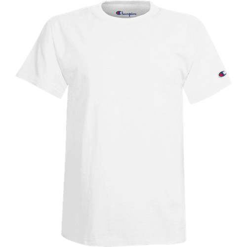 Champion Youth Short sleeve Cotton Tee in White