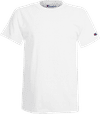 Am image of a Custom Champion Youth Short sleeve Cotton Tee in White!