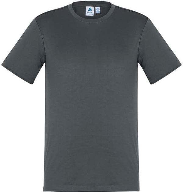 Am image of a Custom Biz Collection Mens Ace Tee in Grey!