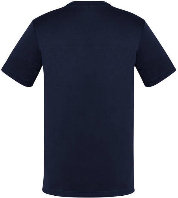 Am image of a Custom Biz Collection Mens Ace Tee in Navy!