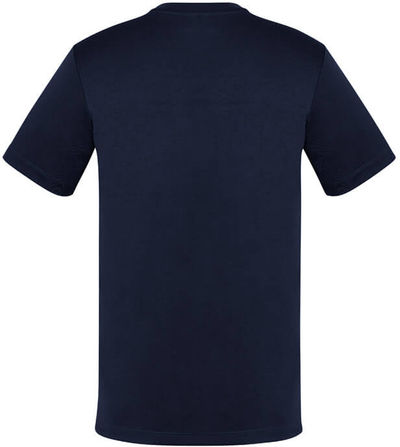 Am image of a Custom Biz Collection Mens Ace Tee in Navy!