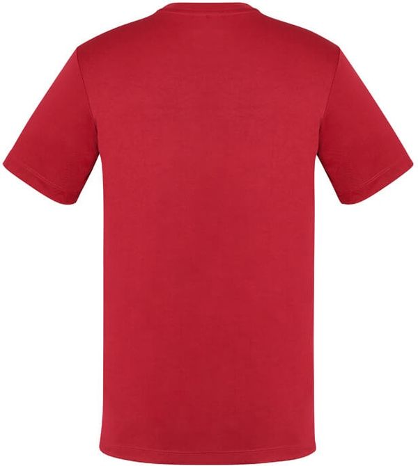 Am image of a Custom Biz Collection Kids Ace Tee in Red!