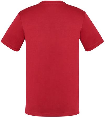 Am image of a Custom Biz Collection Kids Ace Tee in Red!