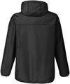 An image of a Custom Team 365 Adult Zone Protect Packable Anorak Jacket in Black!
