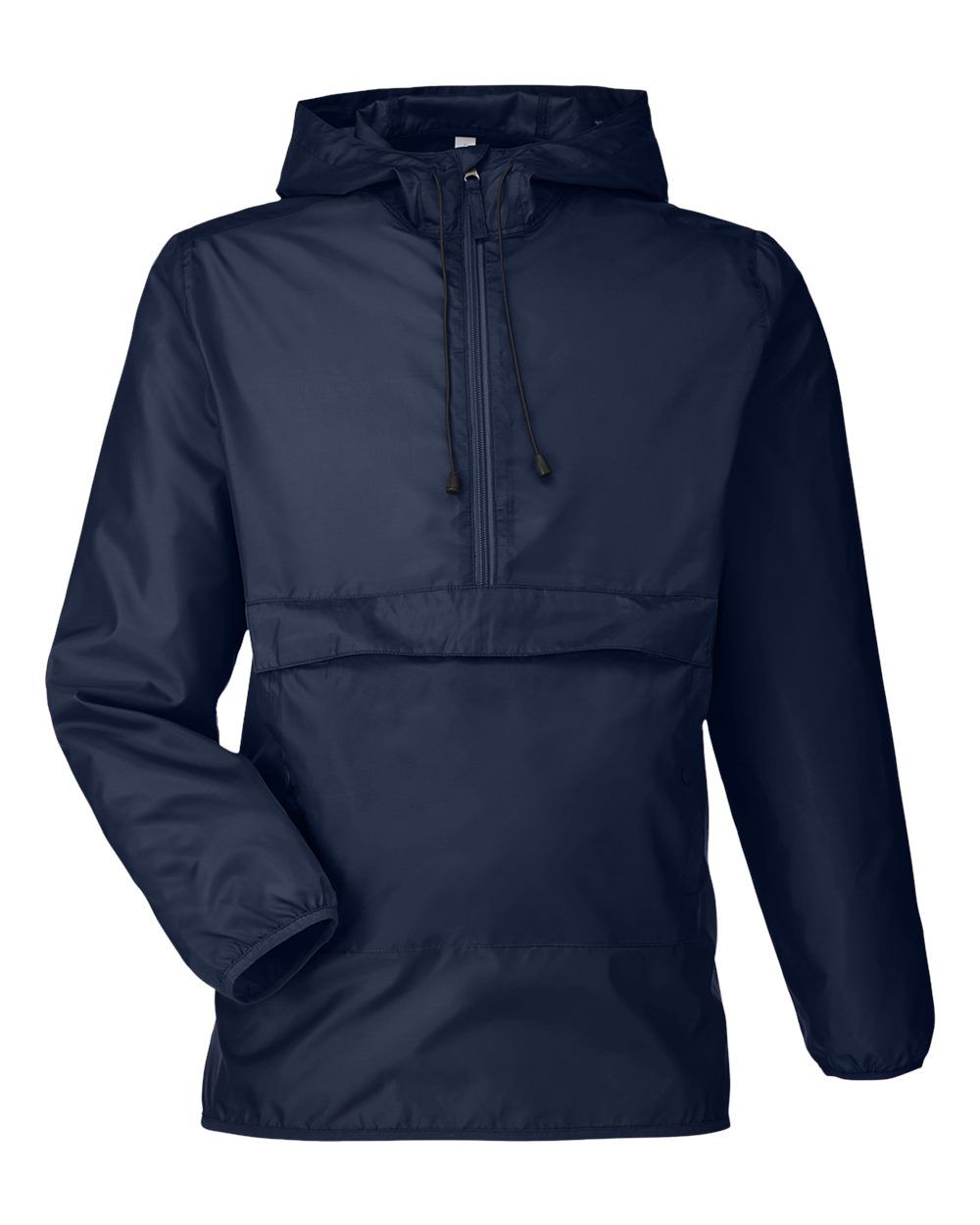 Team 365 Adult Zone Protect Packable Anorak Jacket in Sport Dark Navy