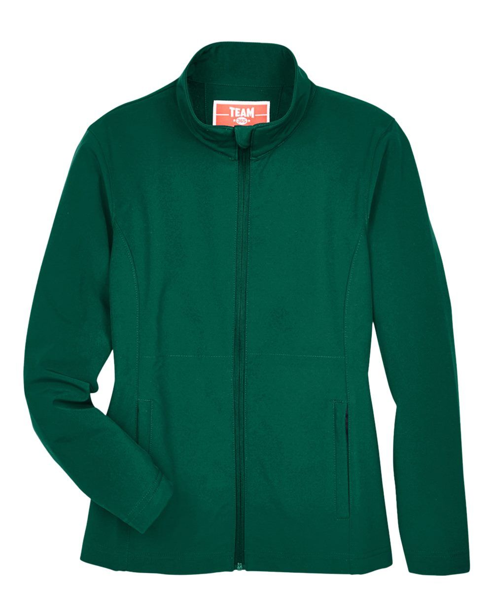 Team 365 Ladies' Leader Soft Shell Jacket in Sport Forest