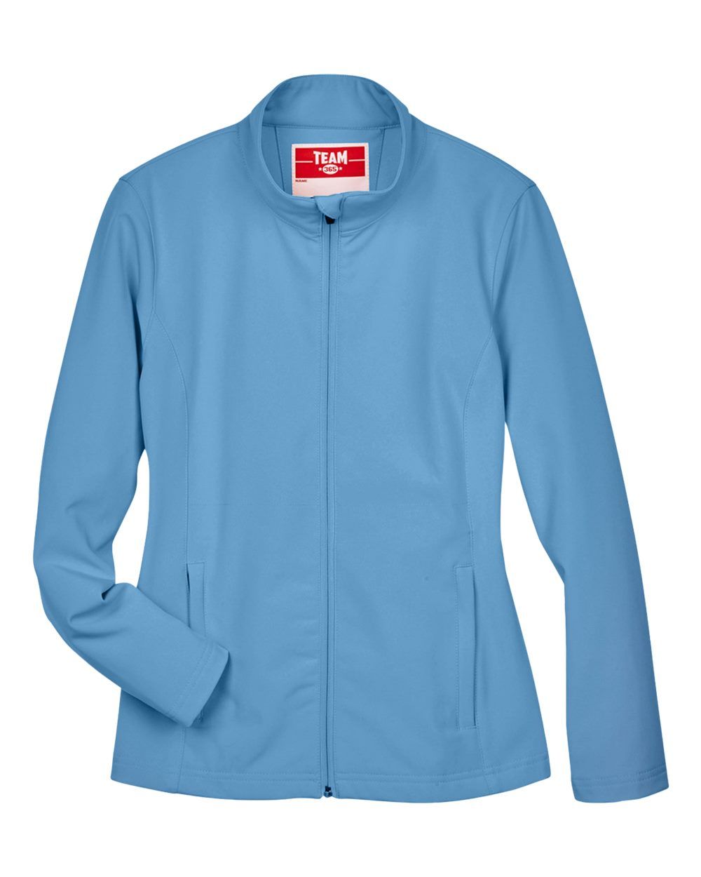 Team 365 Ladies' Leader Soft Shell Jacket in Sport Light Blue