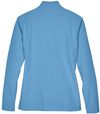 An image of a Custom Team 365 Ladies' Leader Soft Shell Jacket in Sport Light Blue!
