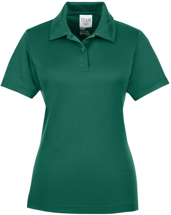 An image of a Custom Team 365 Ladies' Zone Performance Polo in Sport Forest!