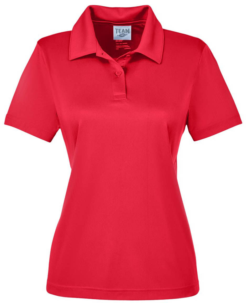 Team 365 Ladies' Zone Performance Polo in Sport Red
