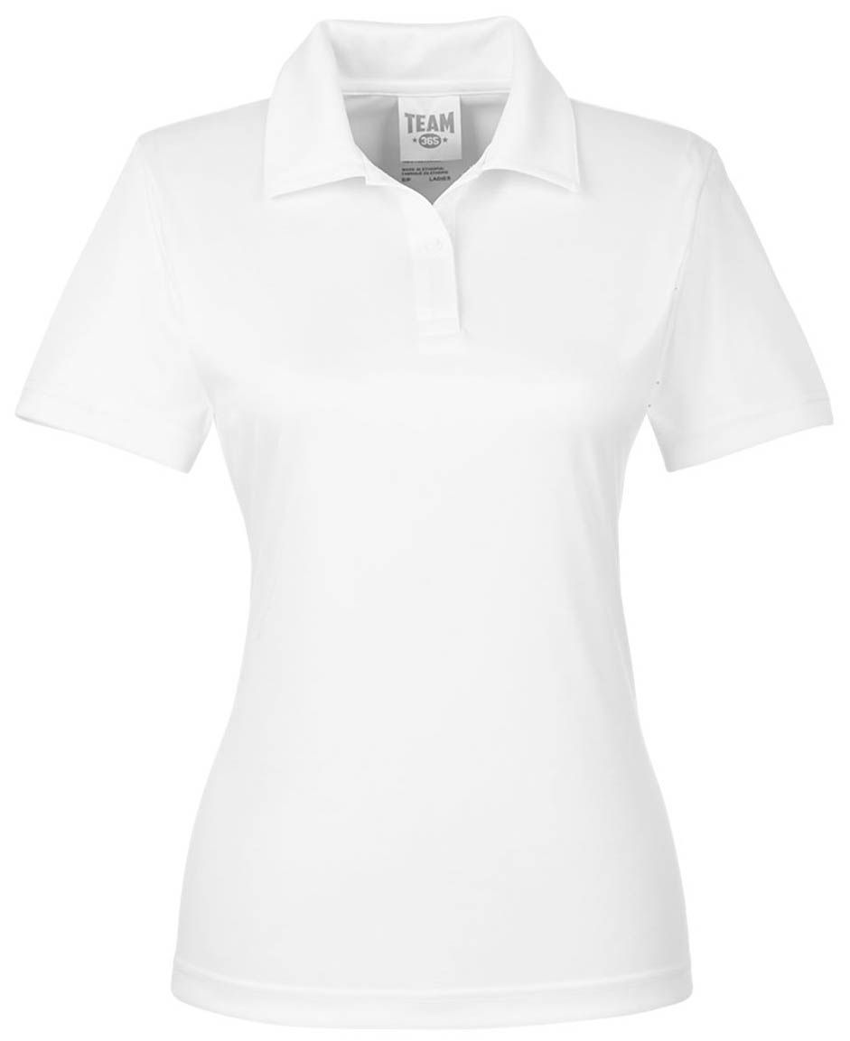 Team 365 Ladies' Zone Performance Polo in White