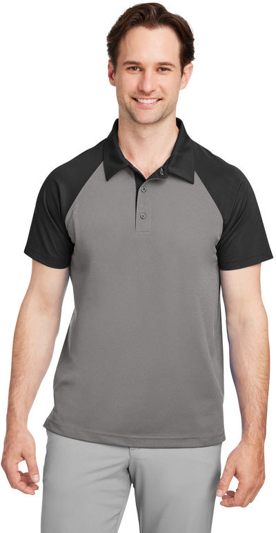 An image of a Custom Team 365 Men's Command Snag Protection Colorblock Polo!