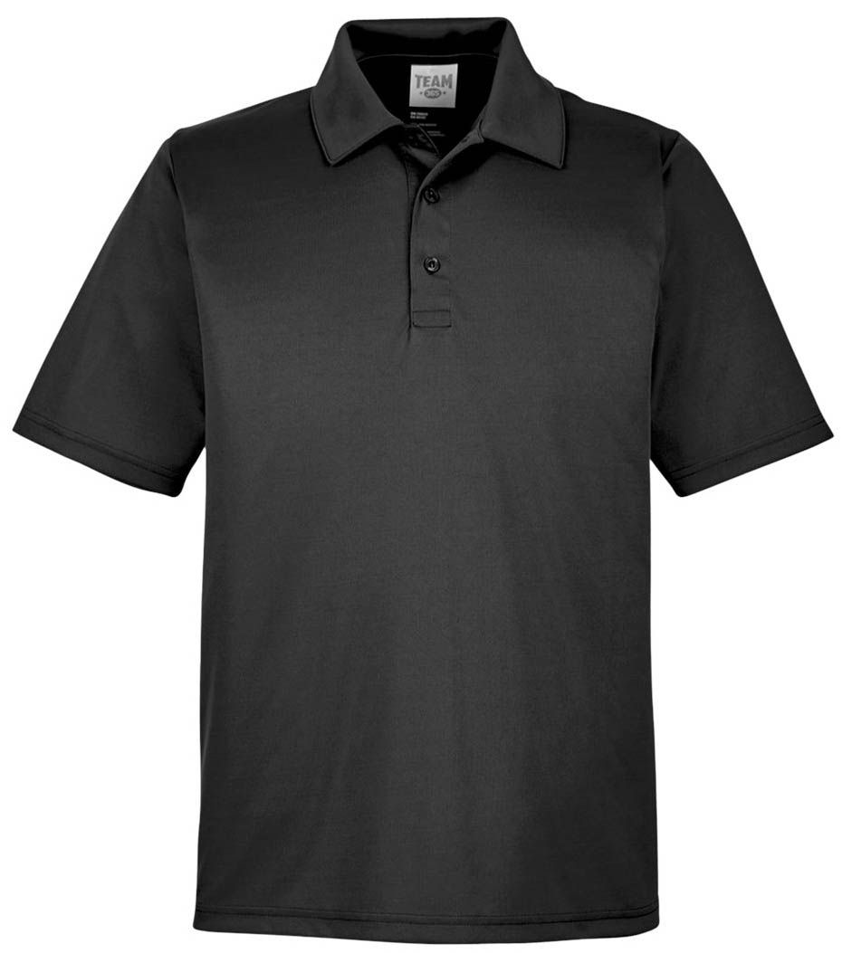 Team 365 Men's Zone Performance Polo in Black
