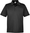 An image of a Custom Team 365 Men's Zone Performance Polo in Black!