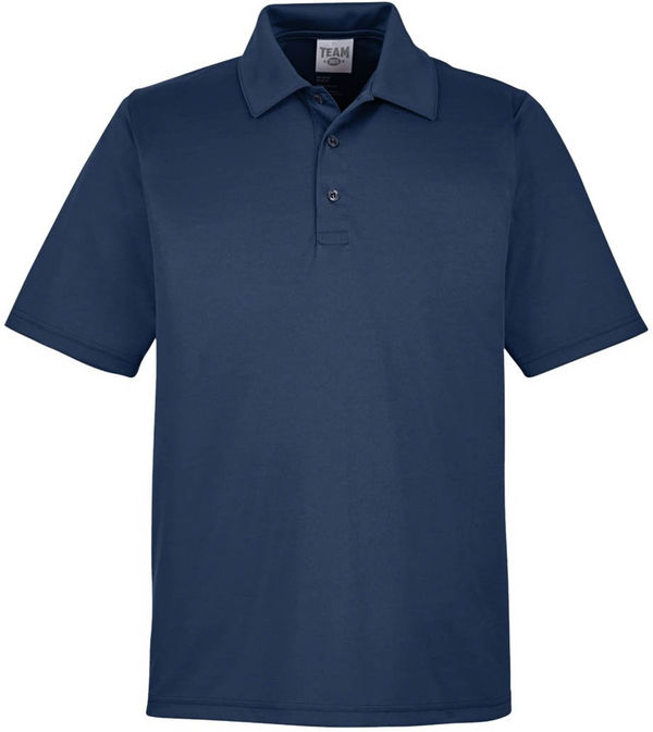 An image of a Custom Team 365 Men's Zone Performance Polo in Sport Dark Navy!