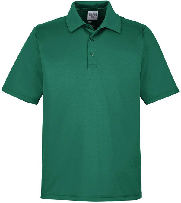An image of a Custom Team 365 Men's Zone Performance Polo in Sport Forest!
