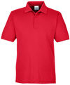 An image of a Custom Team 365 Men's Zone Performance Polo in Sport Red!