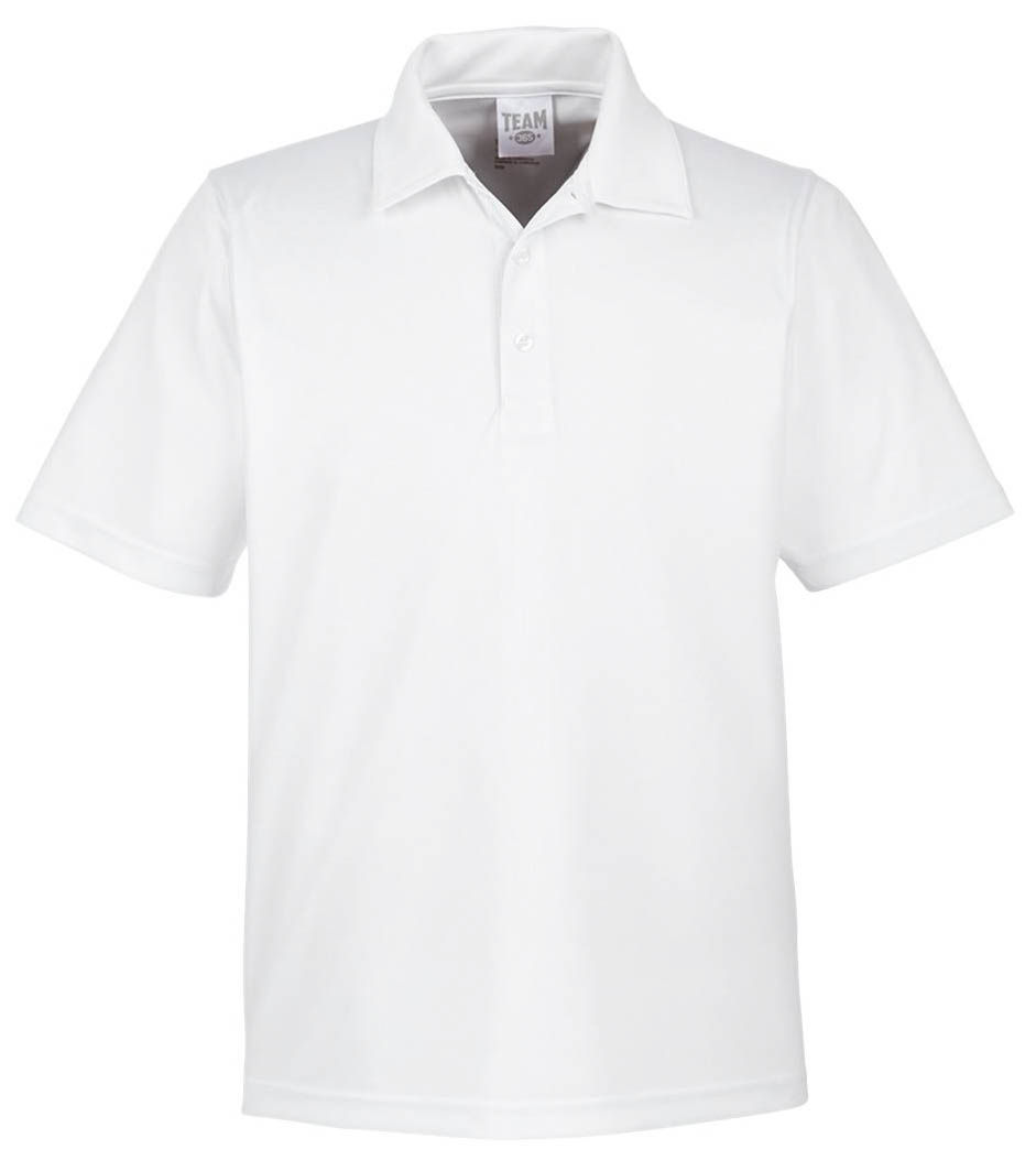 Team 365 Men's Zone Performance Polo in White