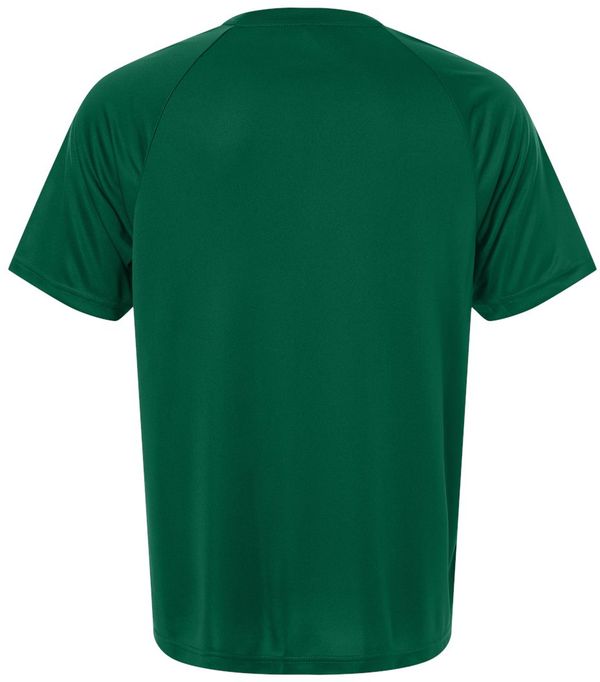 An image of a Custom Team 365 Mens Zone Performance Henley in Sport Forest!