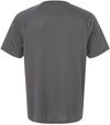 An image of a Custom Team 365 Mens Zone Performance Henley in Sport Graphite!