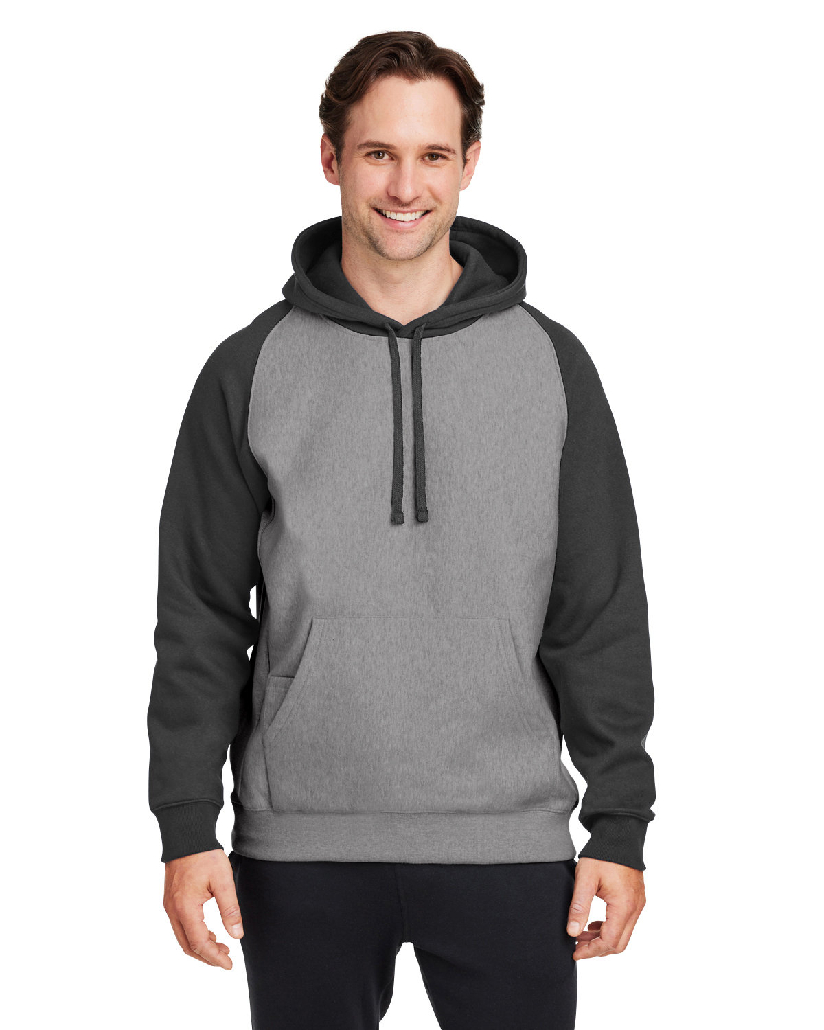 Team 365 Unisex Zone HydroSport™ Heavyweight Colorblock Hooded Sweatshirt