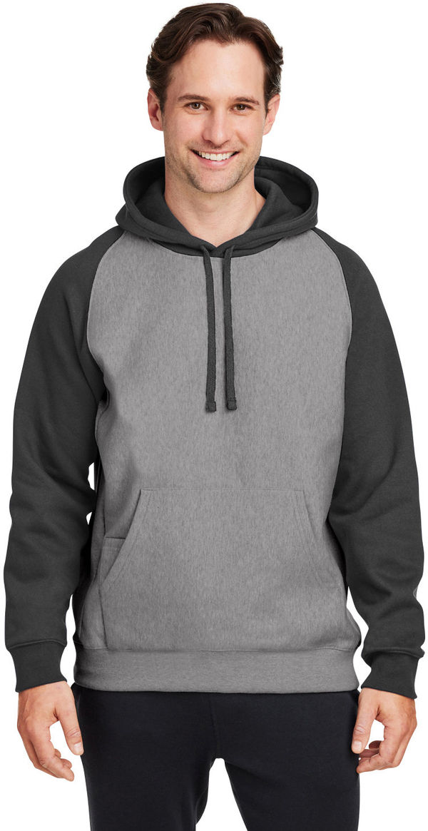 An image of a Custom Team 365 Unisex Zone HydroSport™ Heavyweight Colorblock Hooded Sweatshirt!