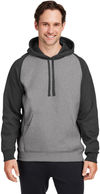 An image of a Custom Team 365 Unisex Zone HydroSport™ Heavyweight Colorblock Hooded Sweatshirt!