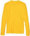 Am image of a Custom Team 365 Womens Zone Performance Long Sleeve Shirt in Sport Athletic Gold!