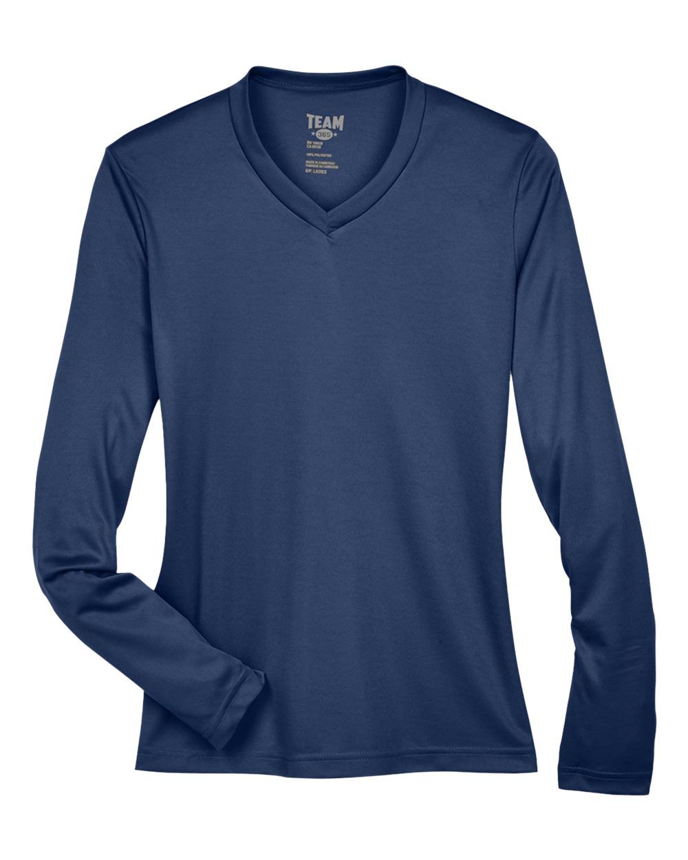 Team 365 Womens Zone Performance Long Sleeve Shirt in Sport Dark Navy