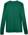 Am image of a Custom Team 365 Womens Zone Performance Long Sleeve Shirt in Sport Forest!
