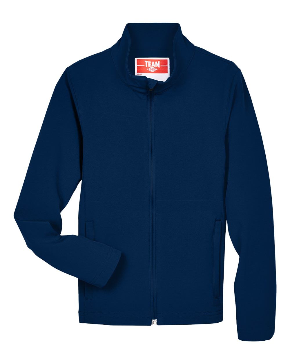 Team 365 Youth Leader Soft Shell Jacket in Sport Dark Navy