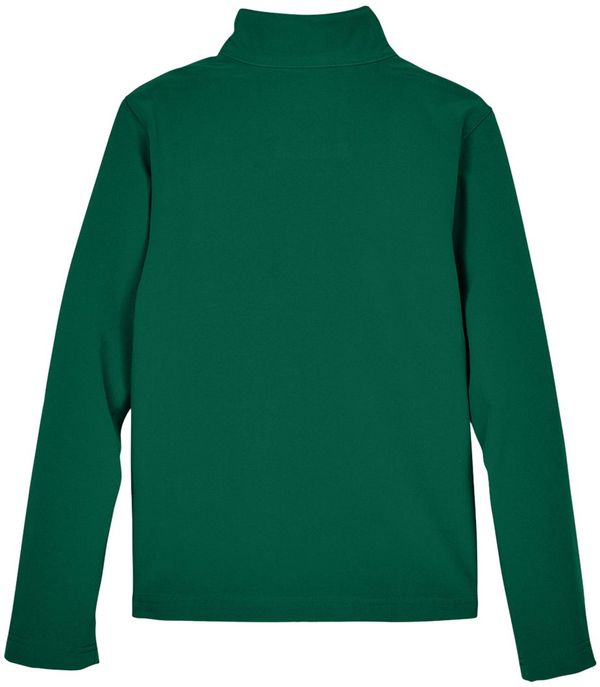 An image of a Custom Team 365 Youth Leader Soft Shell Jacket in Sport Forest!