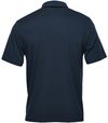 Am image of a Custom Stormtech Men's Camino Performance Short Sleeve Polo in Navy!