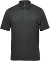 Am image of a Custom Stormtech Men's Camino Performance Short Sleeve Polo in Graphite!