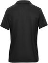 Am image of a Custom Stormtech Women's Camino Performance Short Sleeve Polo in Black!