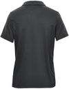 Am image of a Custom Stormtech Women's Camino Performance Short Sleeve Polo in Graphite!